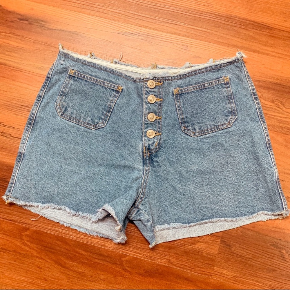 Vintage Button Fly Cut Off Shorts